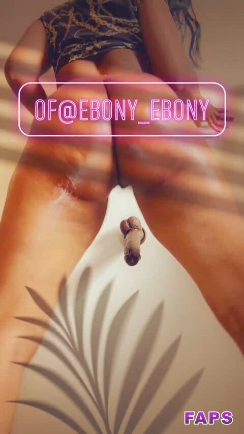 Ebony video #6 - Faps